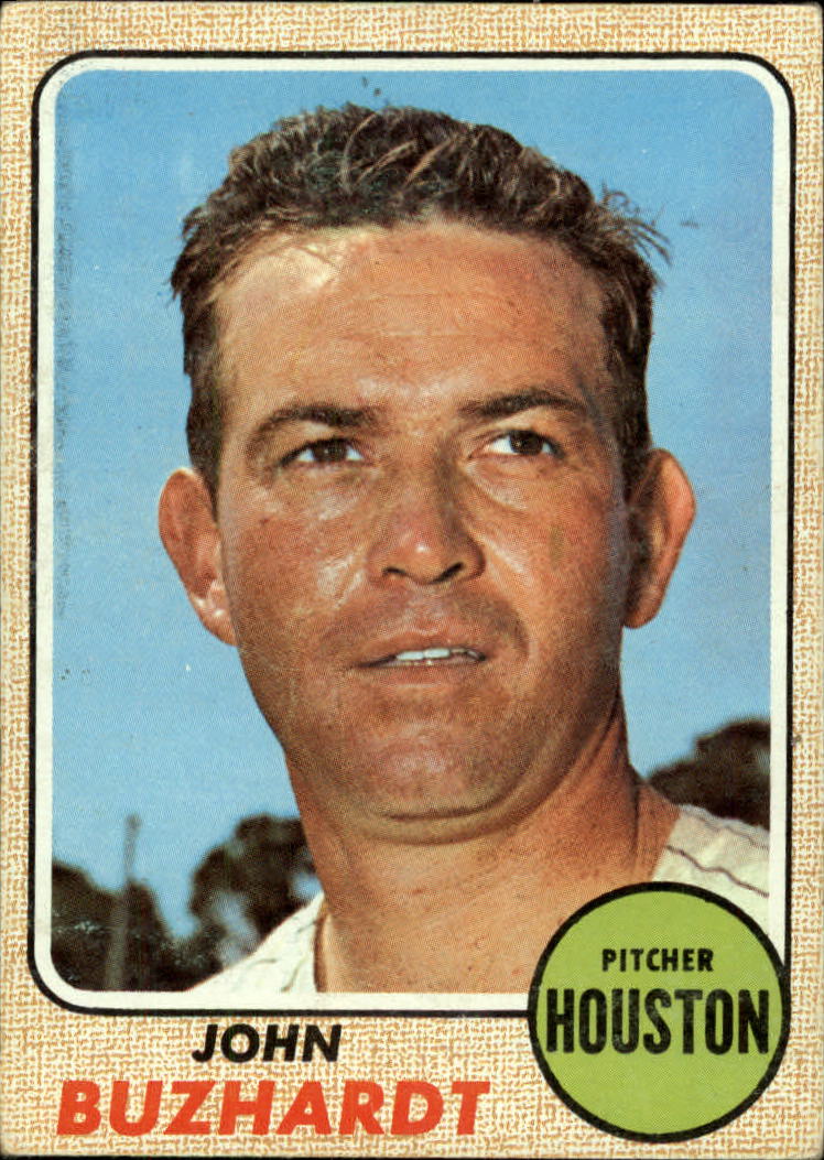 1968 Topps #403 John Buzhardt