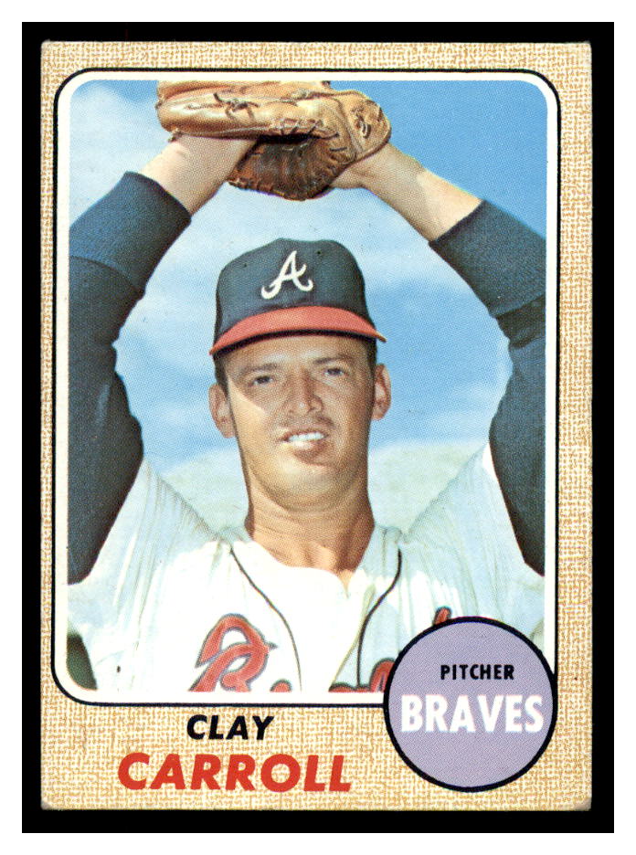 1968 Topps #412 Clay Carroll