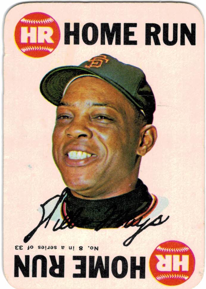 1968 Topps Game #8 Willie Mays