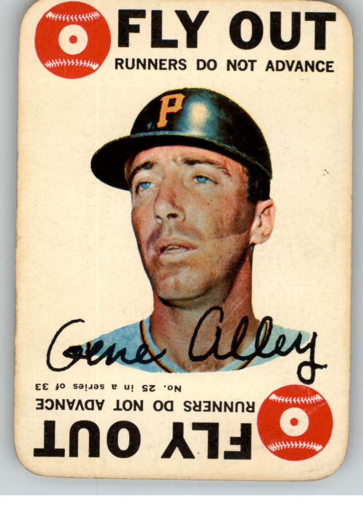 1968 Topps Game #25 Gene Alley