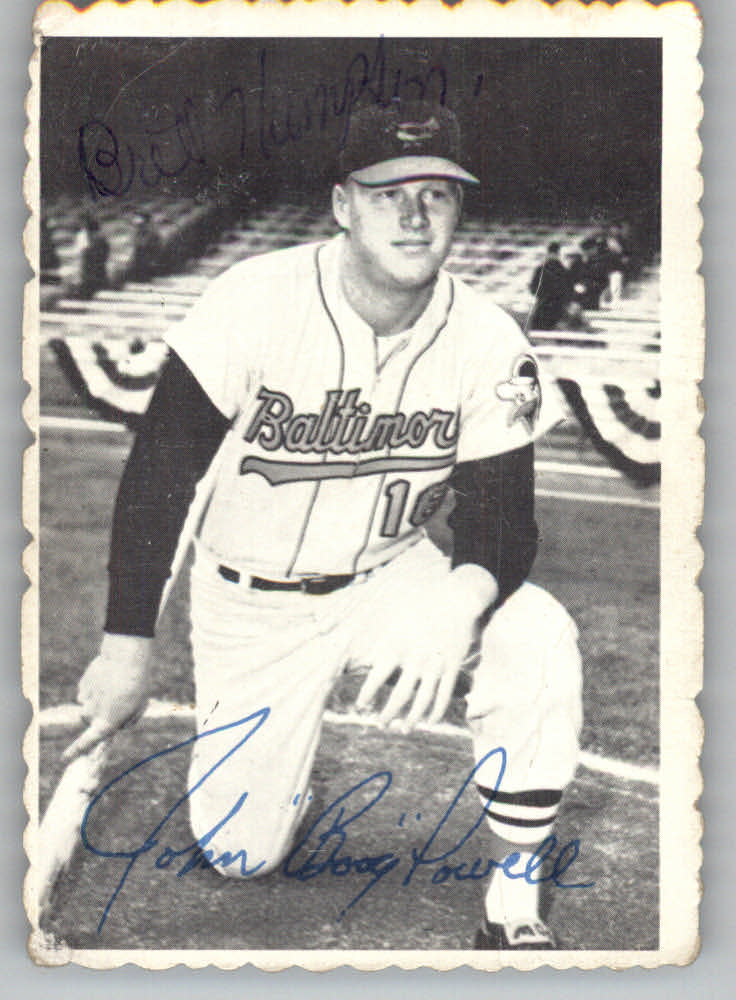 1969 Topps Deckle Edge #2 Boog Powell - VG - THE COLLECTOR'S FRIEND