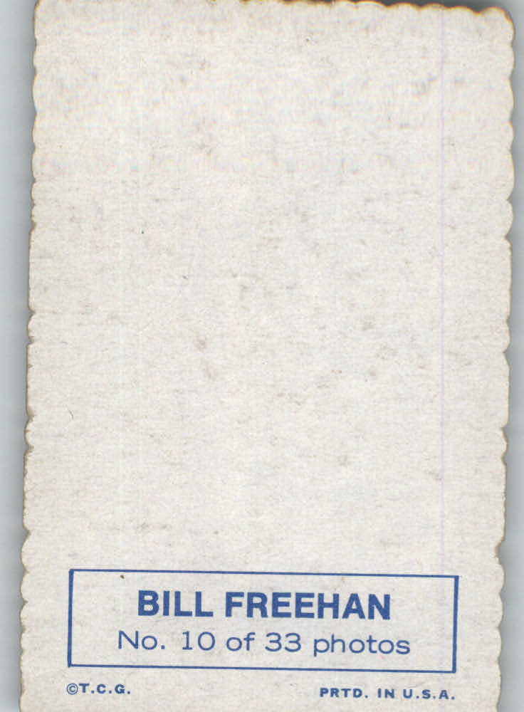 1969 Topps Deckle Edge #10 Bill Freehan back image