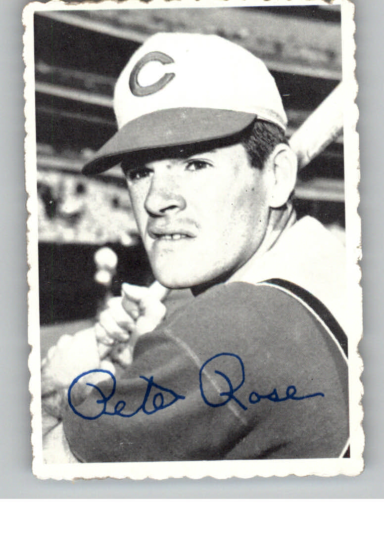 Pete Rose Autographed 1969 Topps All Stars Card #424 Cincinnati Reds SKU  #202029
