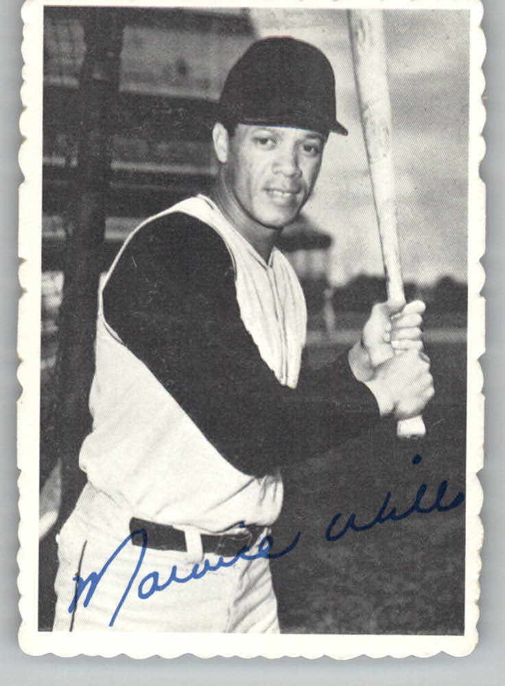 1969 Topps Deckle Edge #24 Maury Wills