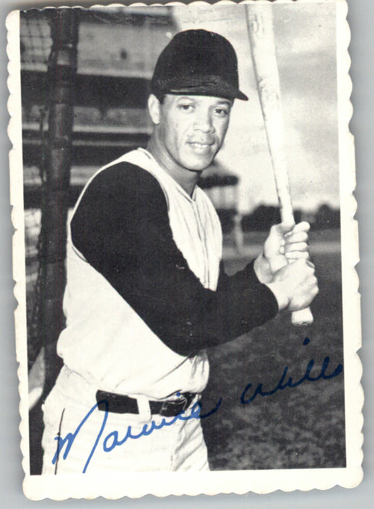 1969 Topps Deckle Edge #24 Maury Wills