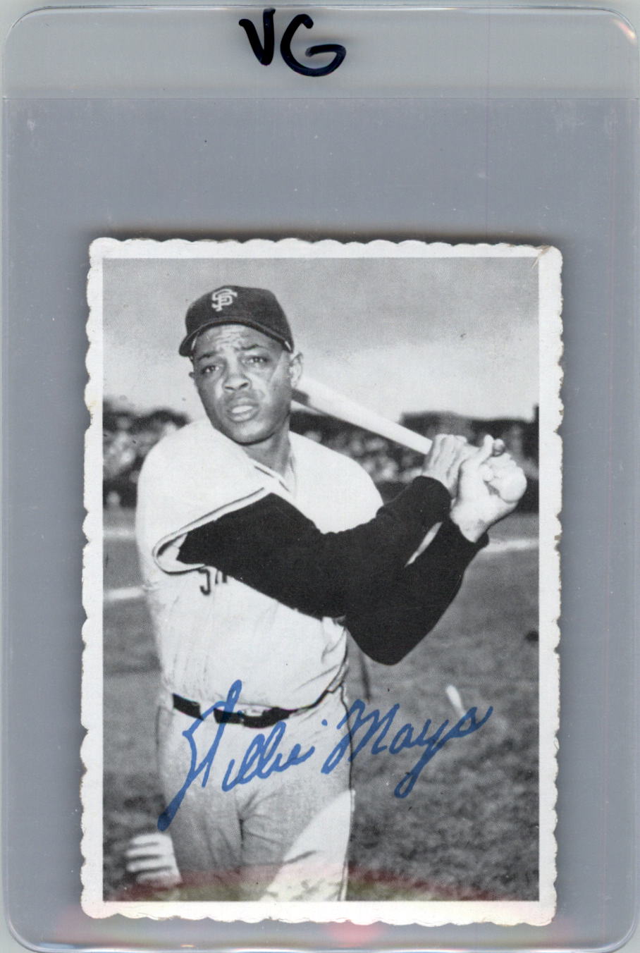 1969 Topps Deckle Edge #33 Willie Mays