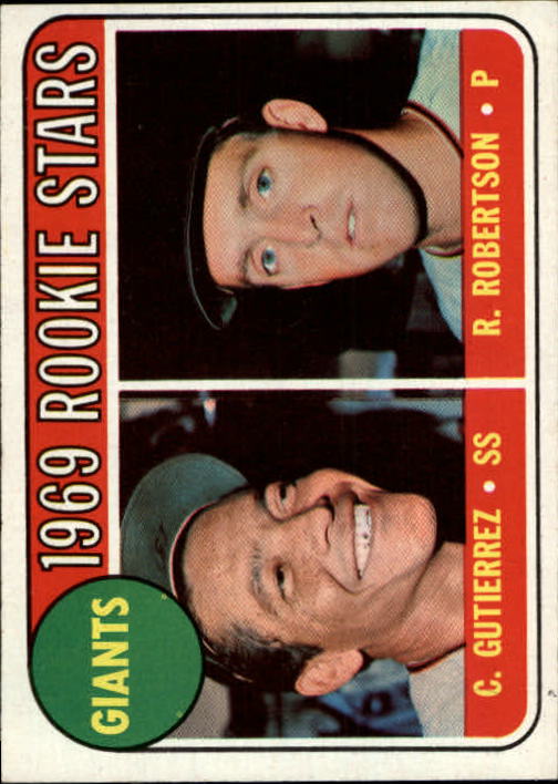 1969 Topps #16 Rookie Stars/Cesar Gutierrez RC/Rich Robertson RC