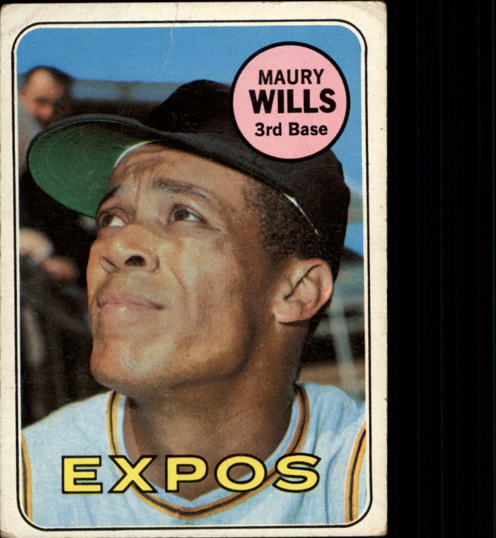 1969 Topps #45 Maury Wills