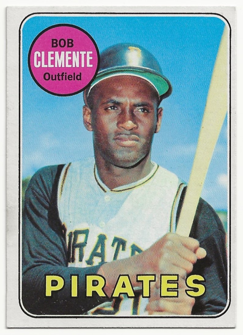 1969 Topps #50 Roberto Clemente/UER Bats Right listed twice