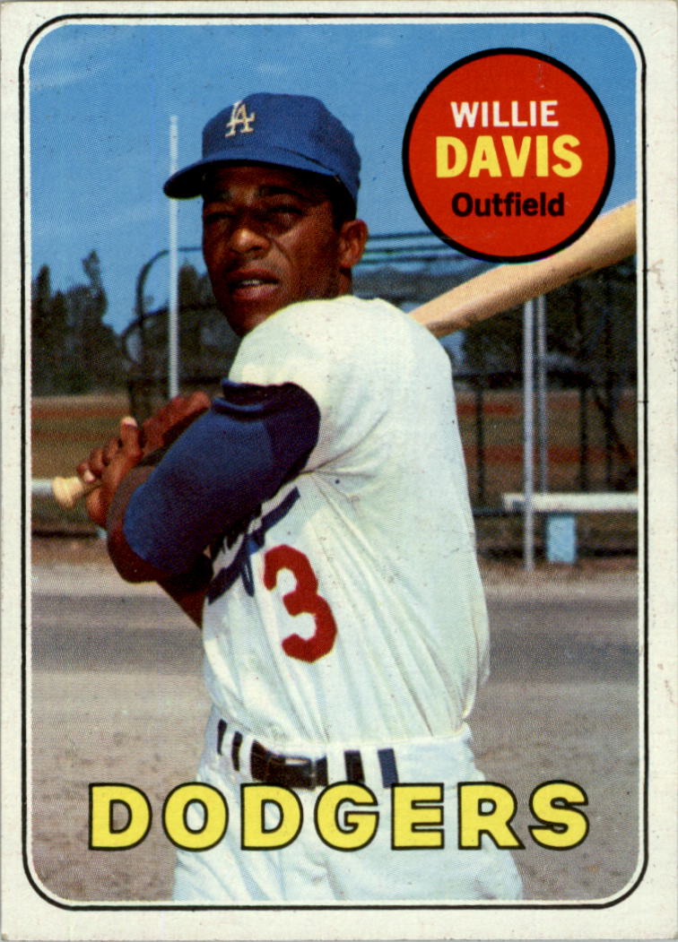  1963 Topps # 229 Willie Davis Los Angeles Dodgers