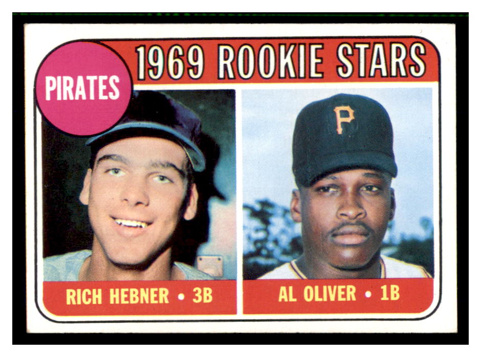 1969 Topps #82 Rookie Stars/Rich Hebner RC/Al Oliver RC