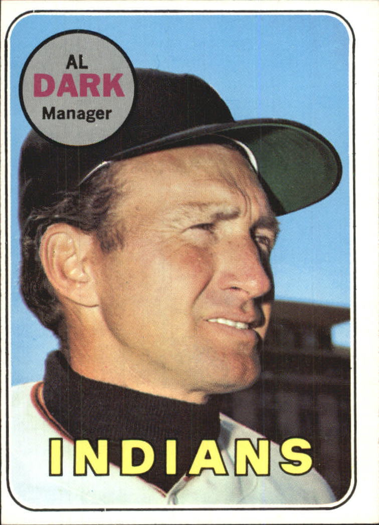 1969 Topps #91 Alvin Dark MG - EX-MT