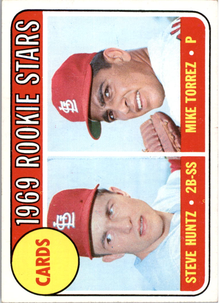 1969 Topps #136 Rookie Stars/Steve Huntz RC/Mike Torrez