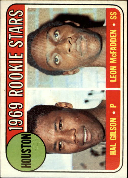 1969 Topps #156 Rookie Stars/Hal Gilson/Leon McFadden RC