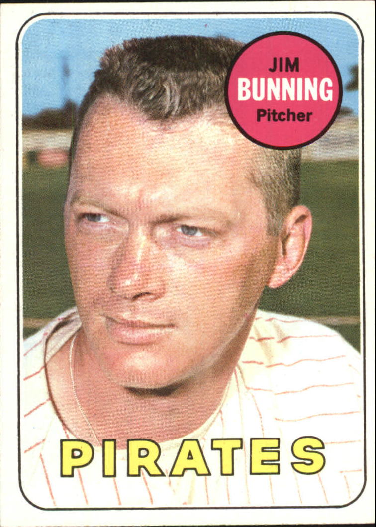 1969 Topps 175 Jim Bunning NM Burbank Sportscards Beckett