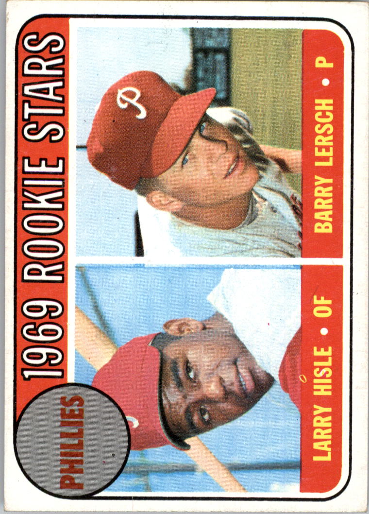 1969 Topps #206 Rookie Stars/Larry Hisle/Barry Lersch RC