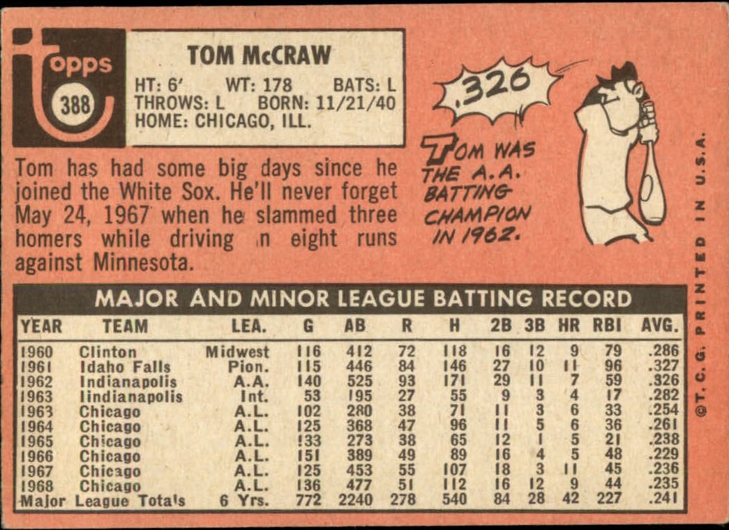 1969 TOPPS BASEBALL ASSORTED SINGLES U-PICK #377-512 - Picture 55 of 501