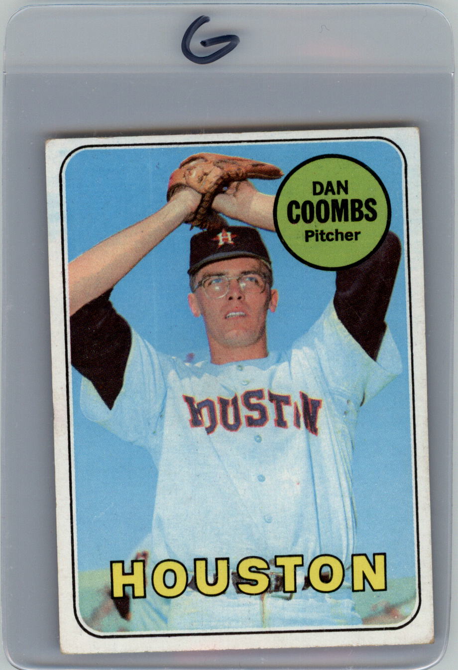 1969 Topps #389 Dan Coombs