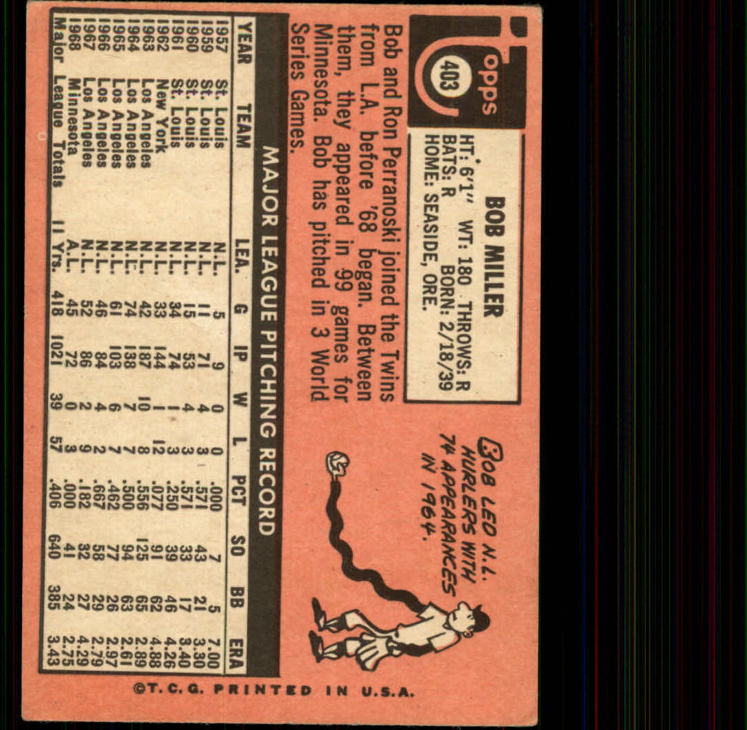 1969 TOPPS BASEBALL ASSORTED SINGLES U-PICK #377-512 - Picture 113 of 501