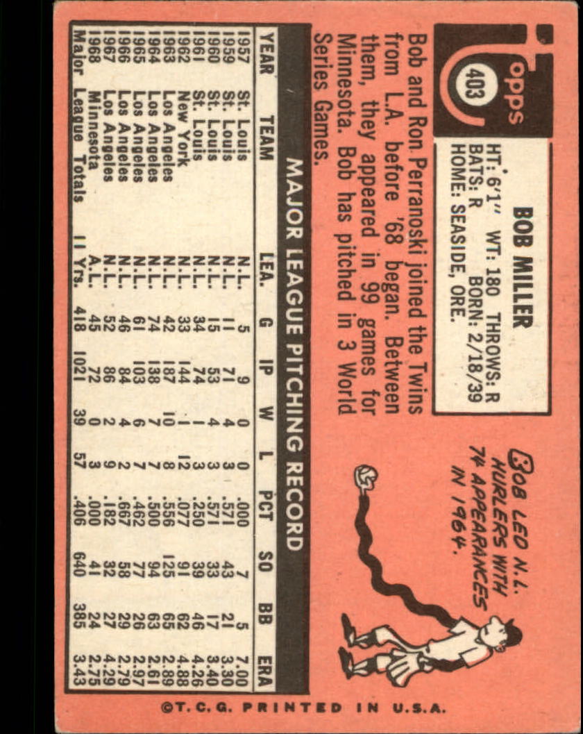 1969 TOPPS BASEBALL ASSORTED SINGLES U-PICK #377-512 - Picture 115 of 501