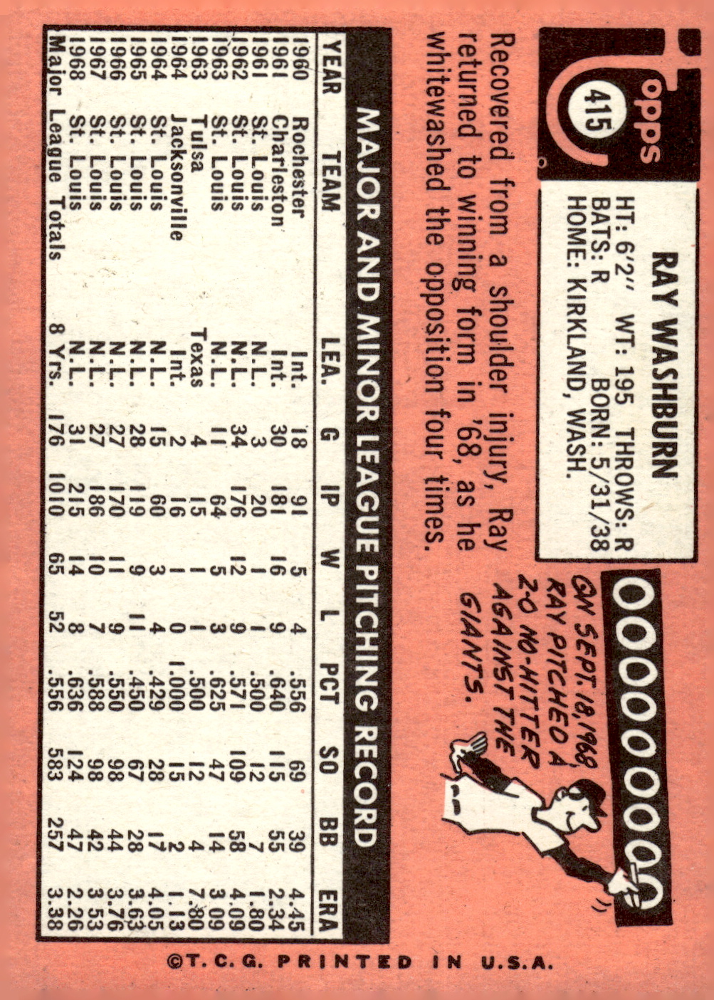 1969 TOPPS BASEBALL ASSORTED SINGLES U-PICK #377-512 - Picture 171 of 501