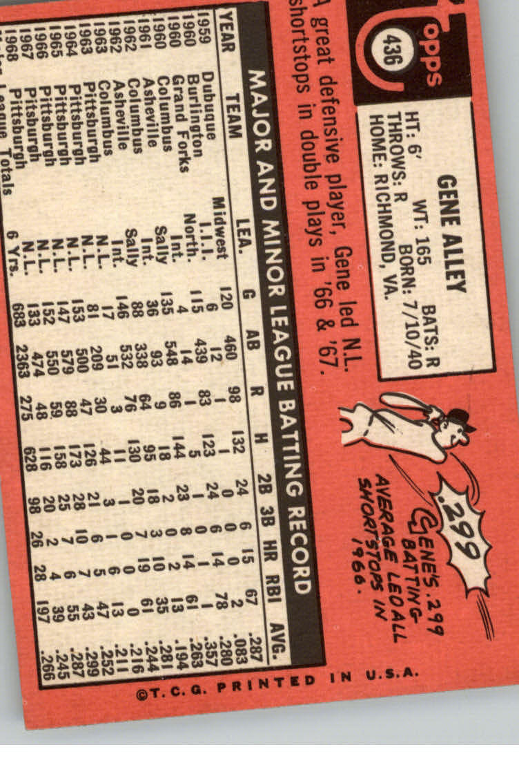 1969 TOPPS BASEBALL ASSORTED SINGLES U-PICK #377-512 - Picture 217 of 501