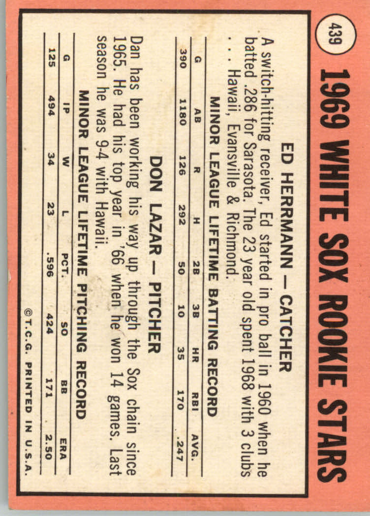 1969 TOPPS BASEBALL ASSORTED SINGLES U-PICK #377-512 - Picture 233 of 501