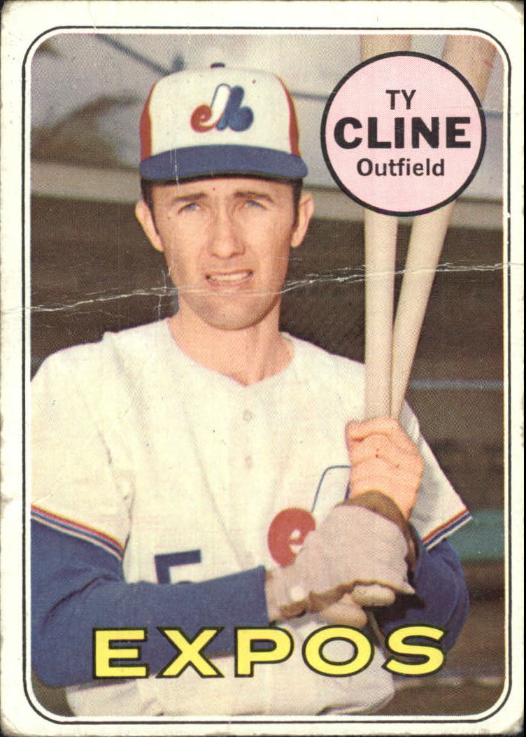 1969 Topps #442 Ty Cline
