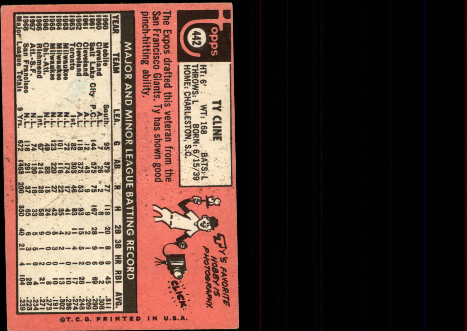 1969 TOPPS BASEBALL ASSORTED SINGLES U-PICK #377-512 - Picture 241 of 501
