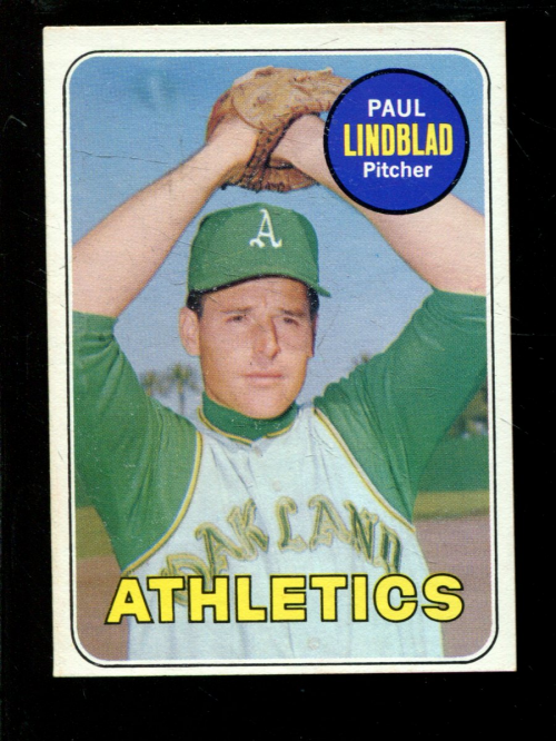 1969 Topps #449 Paul Lindblad