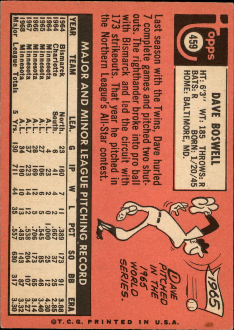 1969 TOPPS BASEBALL ASSORTED SINGLES U-PICK #377-512 - Picture 307 of 501