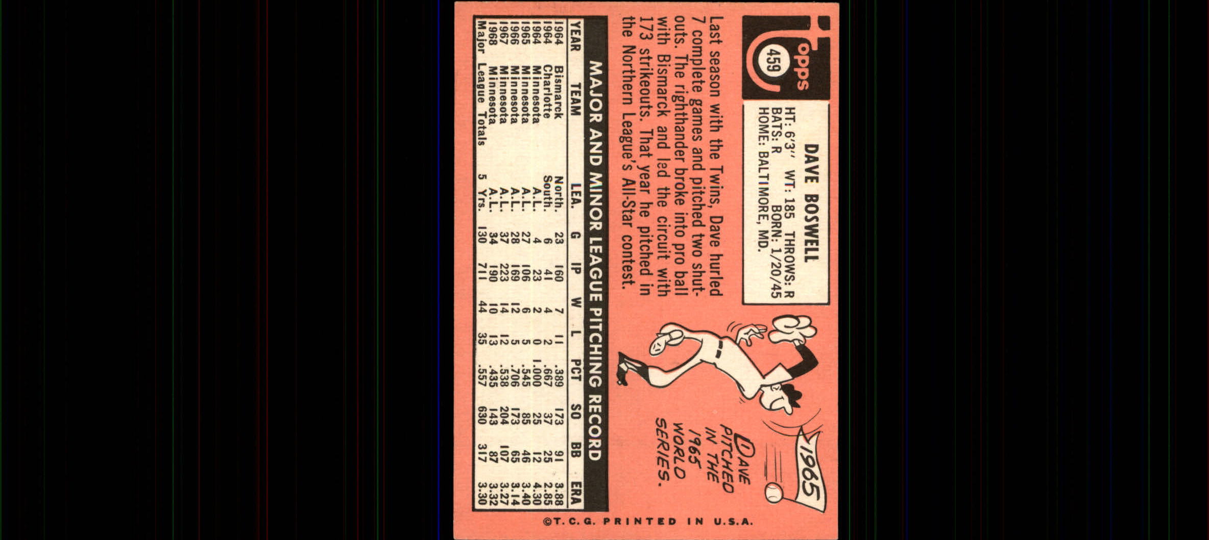 1969 TOPPS BASEBALL ASSORTED SINGLES U-PICK #377-512 - Picture 309 of 501