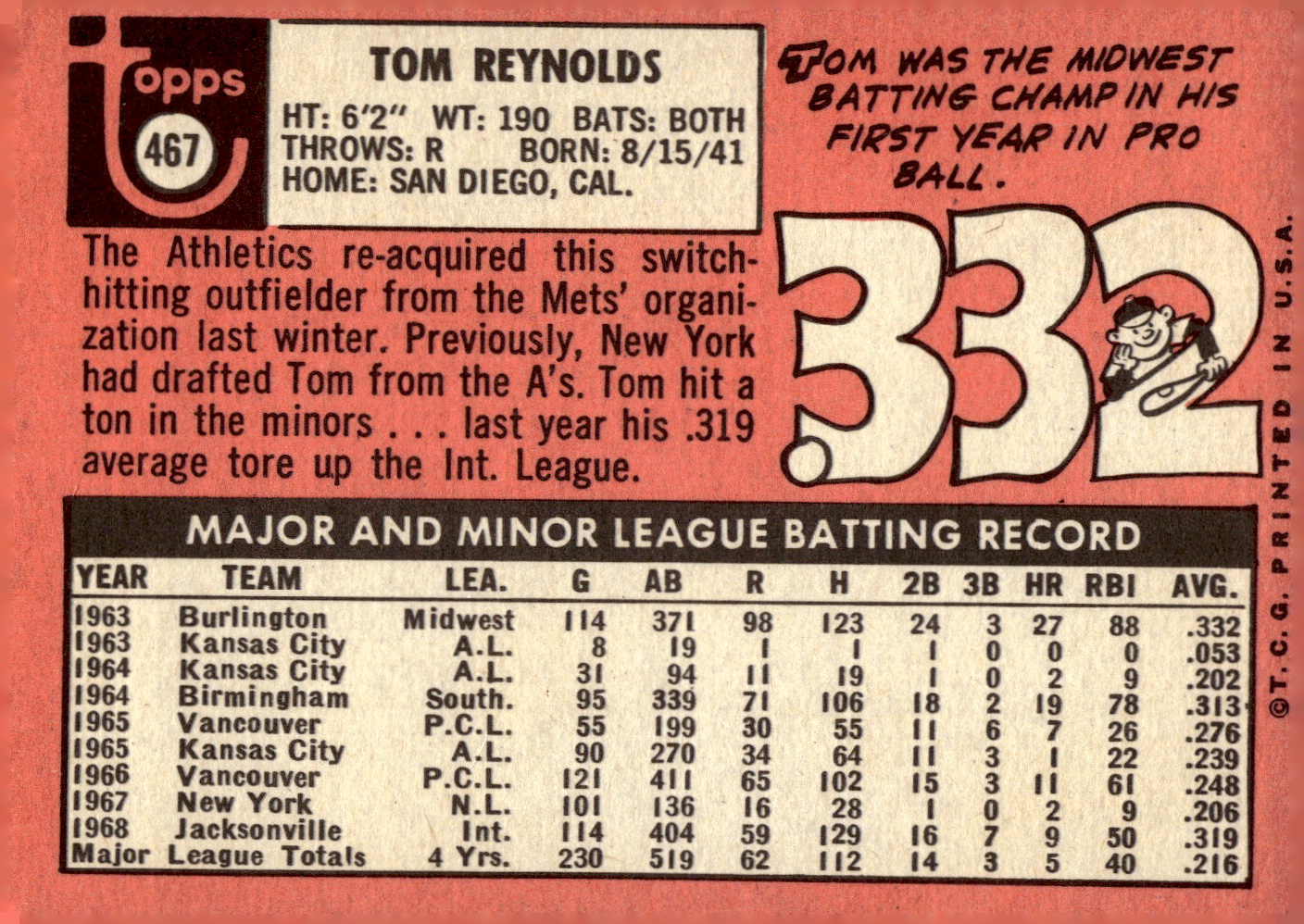 1969 TOPPS BASEBALL ASSORTED SINGLES U-PICK #377-512 - Picture 341 of 501