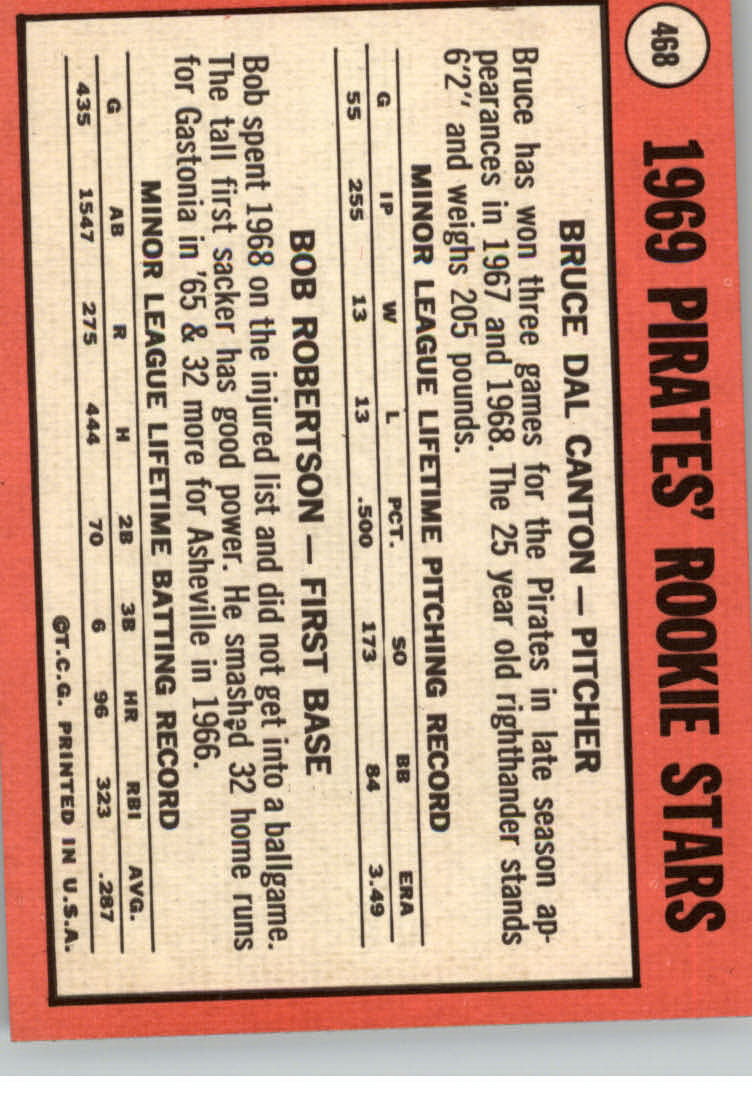 1969 TOPPS BASEBALL ASSORTED SINGLES U-PICK #377-512 - Picture 343 of 501