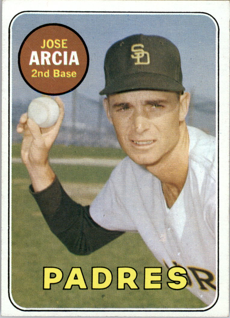 1969 Topps #473A Jose Arcia