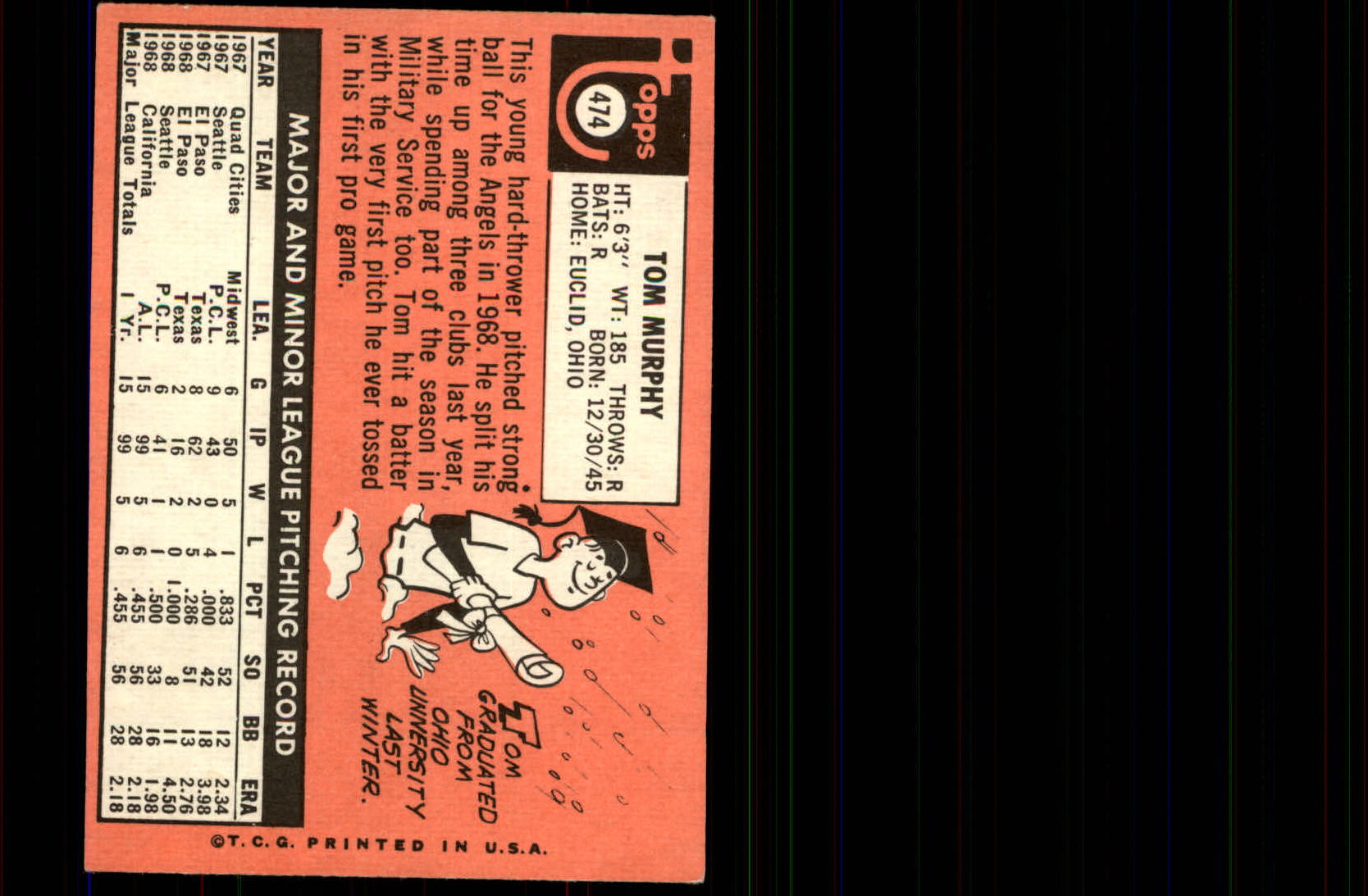 1969 TOPPS BASEBALL ASSORTED SINGLES U-PICK #377-512 - Picture 367 of 501