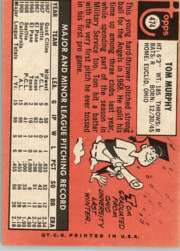 1969 TOPPS BASEBALL ASSORTED SINGLES U-PICK #377-512 - Picture 369 of 501