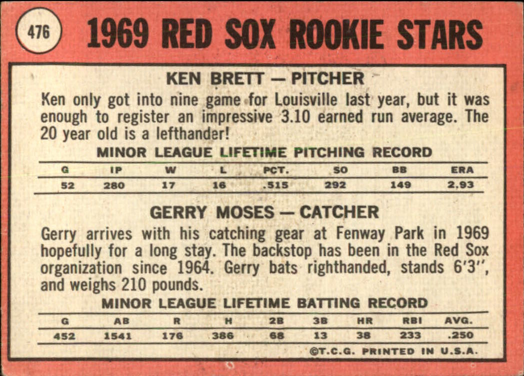 1969 TOPPS BASEBALL ASSORTED SINGLES U-PICK #377-512 - Picture 373 of 501