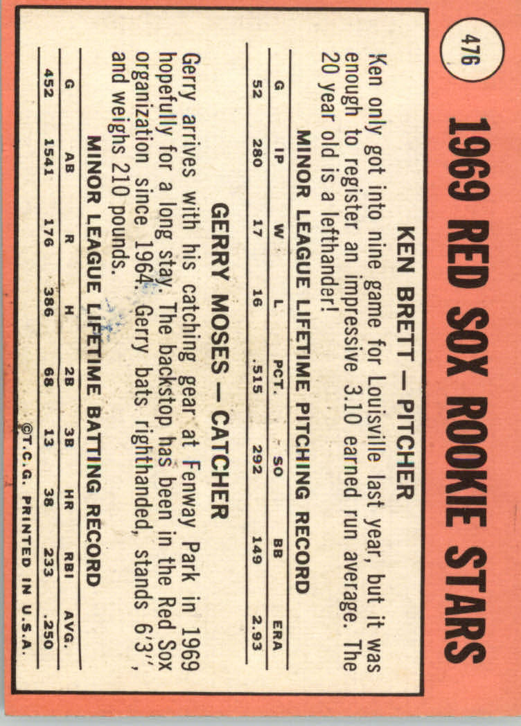 1969 TOPPS BASEBALL ASSORTED SINGLES U-PICK #377-512 - Picture 375 of 501