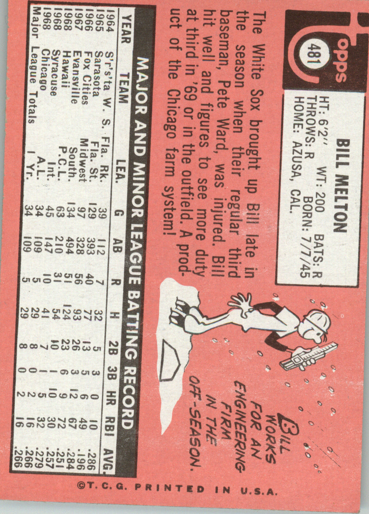 1969 TOPPS BASEBALL ASSORTED SINGLES U-PICK #377-512 - Picture 385 of 501