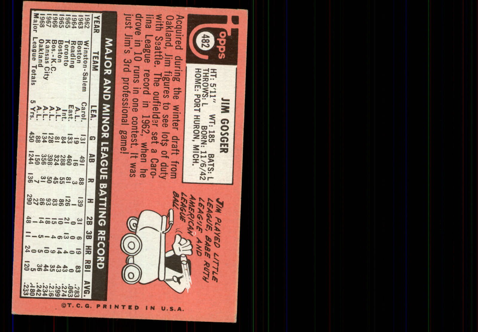 1969 TOPPS BASEBALL ASSORTED SINGLES U-PICK #377-512 - Picture 387 of 501