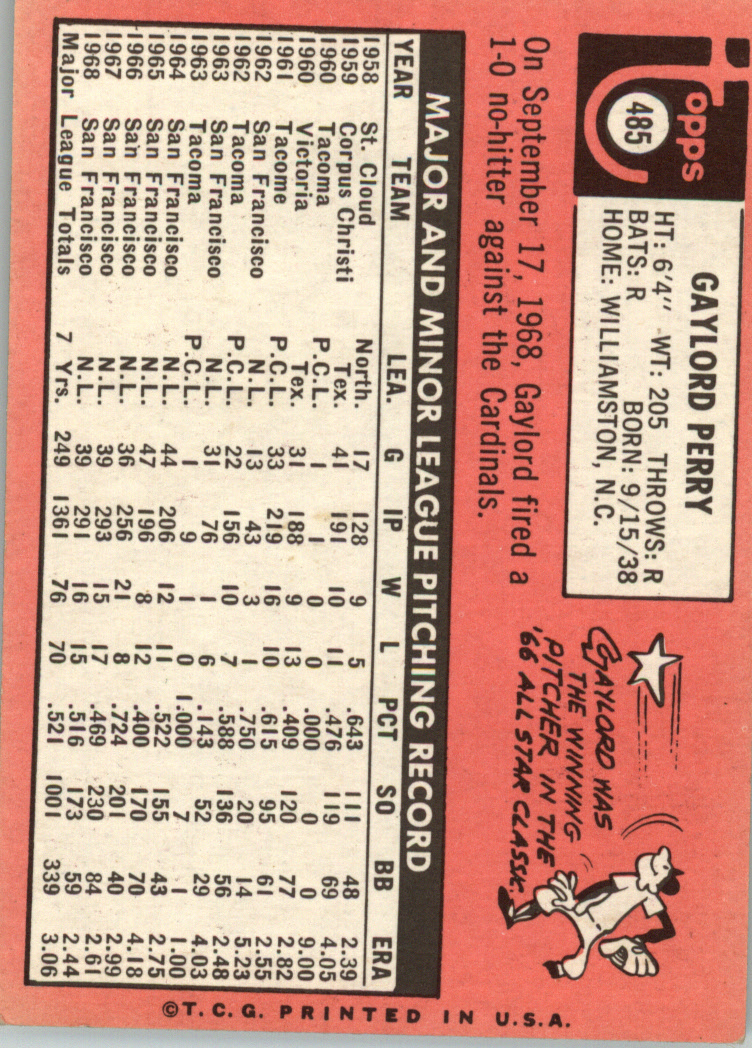 1969 TOPPS BASEBALL ASSORTED SINGLES U-PICK #377-512 - Picture 403 of 501