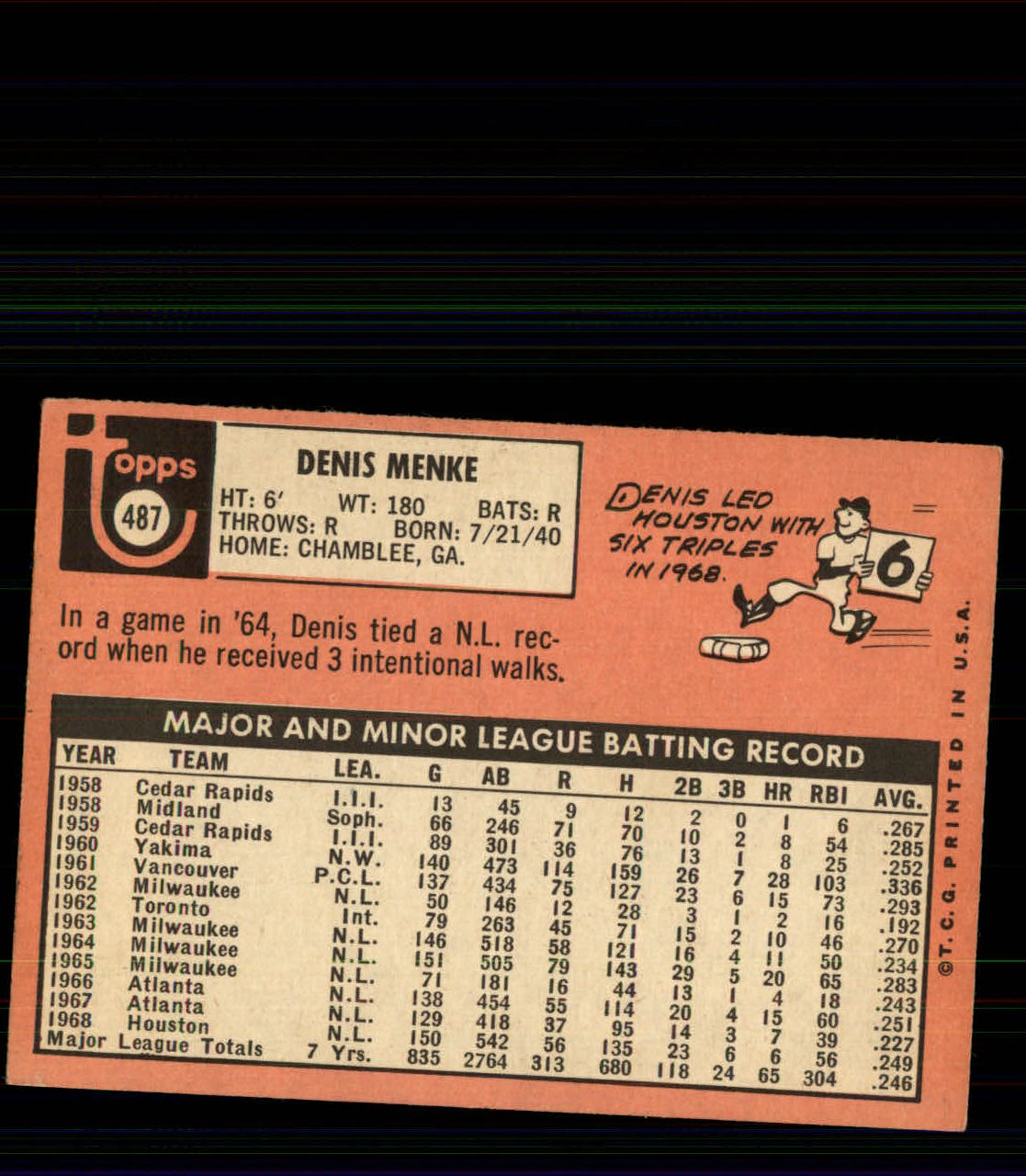 1969 TOPPS BASEBALL ASSORTED SINGLES U-PICK #377-512 - Picture 411 of 501