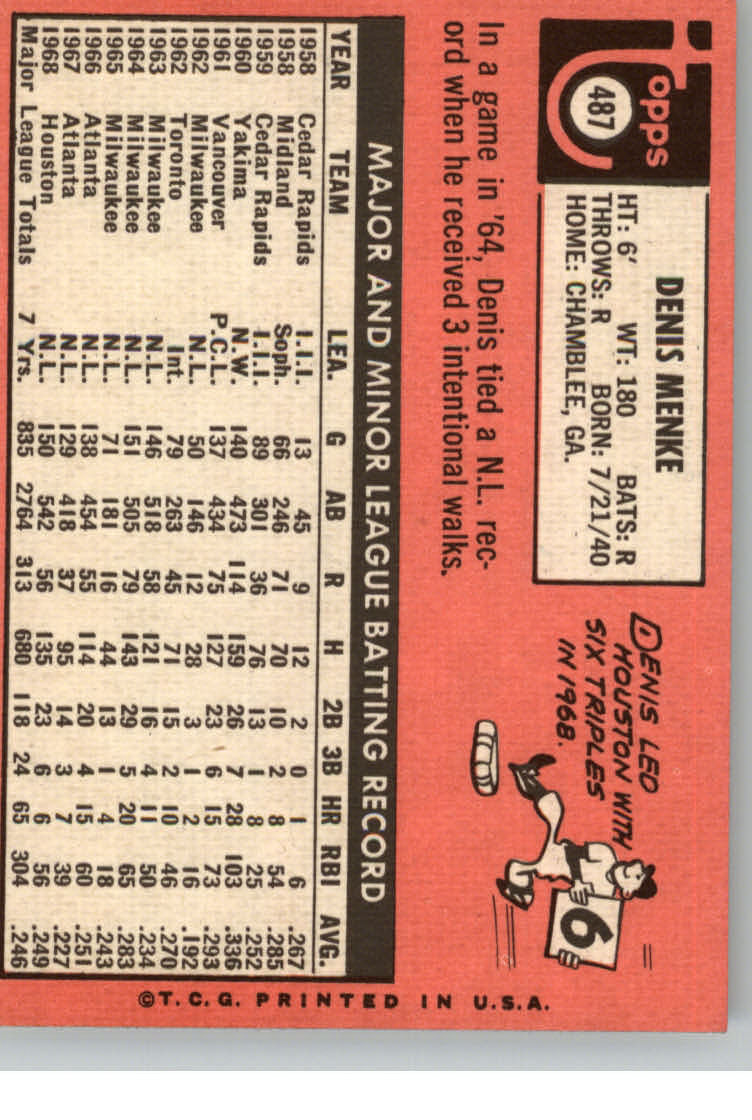 1969 TOPPS BASEBALL ASSORTED SINGLES U-PICK #377-512 - Picture 415 of 501