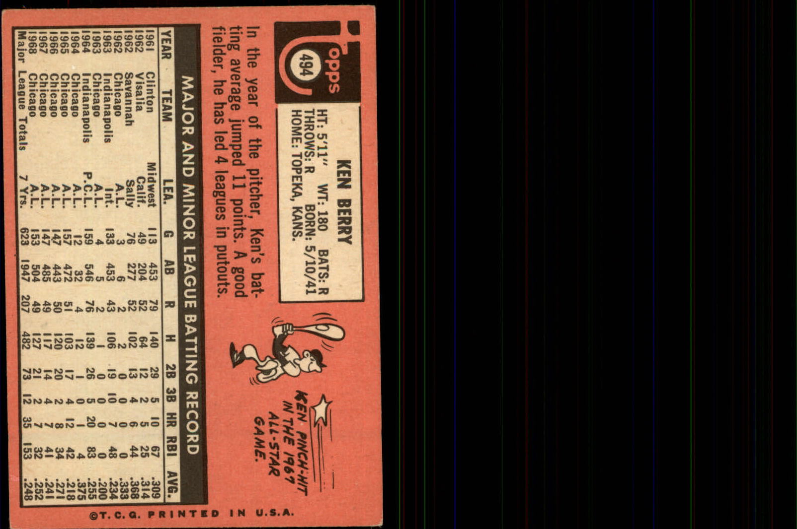 1969 TOPPS BASEBALL ASSORTED SINGLES U-PICK #377-512 - Picture 433 of 501