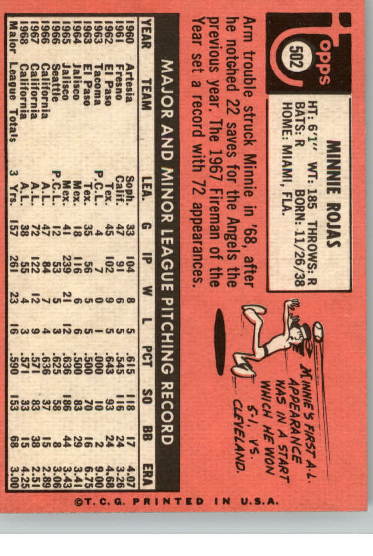 1969 TOPPS BASEBALL ASSORTED SINGLES U-PICK #377-512 - Picture 467 of 501