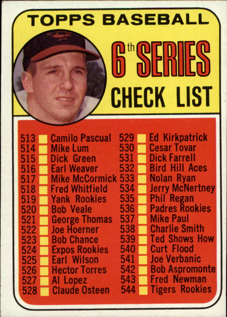 1969 TOPPS BASEBALL ASSORTED SINGLES U-PICK #377-512 - Picture 476 of 501