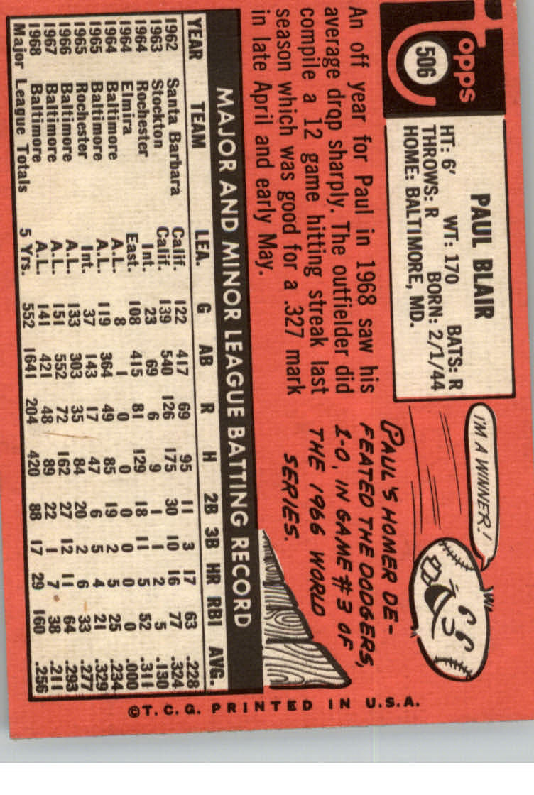 1969 TOPPS BASEBALL ASSORTED SINGLES U-PICK #377-512 - Picture 485 of 501