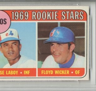 1969 Topps #524 Rookie Stars/Jose Laboy RC/Floyd Wicker RC