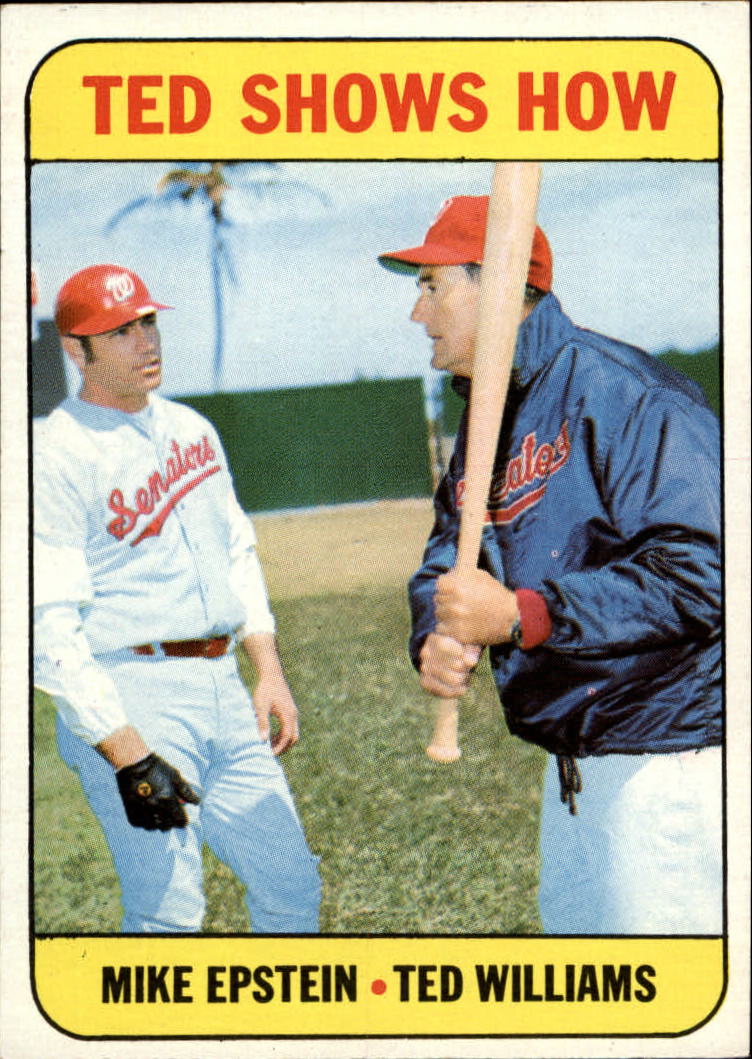 1969 Topps #539 Ted Shows How/Mike Epstein/Ted Williams MG